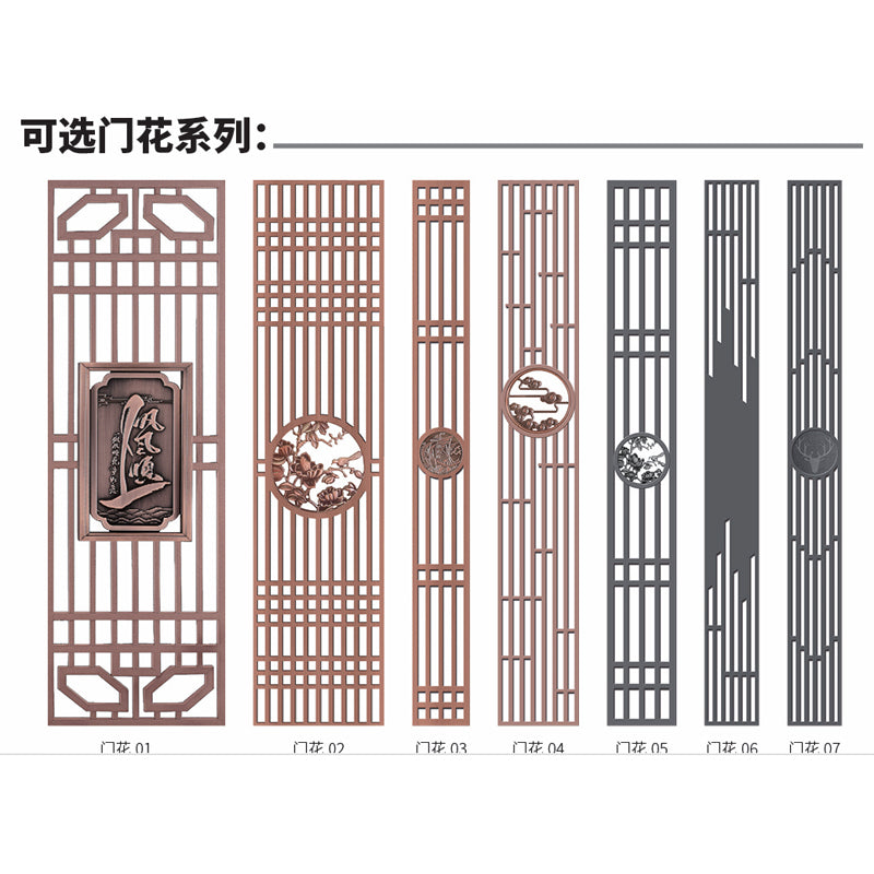 香港藝術鑄鋁大門個性化圖案訂製豪宅別墅私樓村屋防鏽耐用