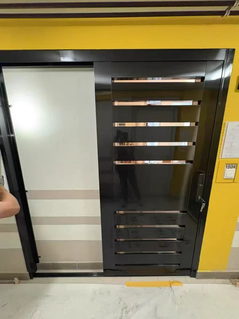 304鋼閘門 可製作成單趟鋼閘、半趟鋼閘、大細趟鋼閘、3趟鋼閘、鋼掩閘、和諧式